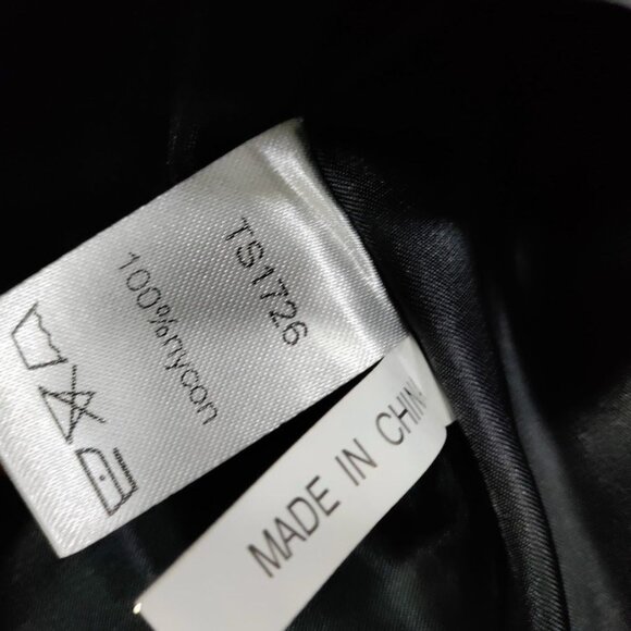 Bare.Z Black Whimsygoth Sheer Rocker Witchy Tulle Black Embelished Dress M, NWT - Picture 9 of 13